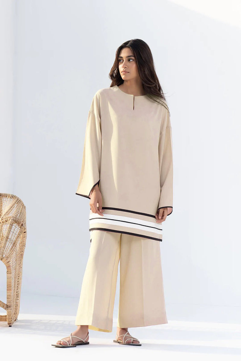 Cappuccino Rayon Co - ord Set - Navvi.in