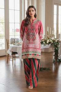 Heritage Floral Kurta Pant Set - Navvi.in