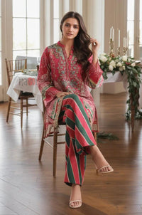 Heritage Floral Kurta Pant Set - Navvi.in