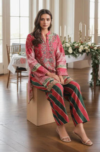 Heritage Floral Kurta Pant Set - Navvi.in