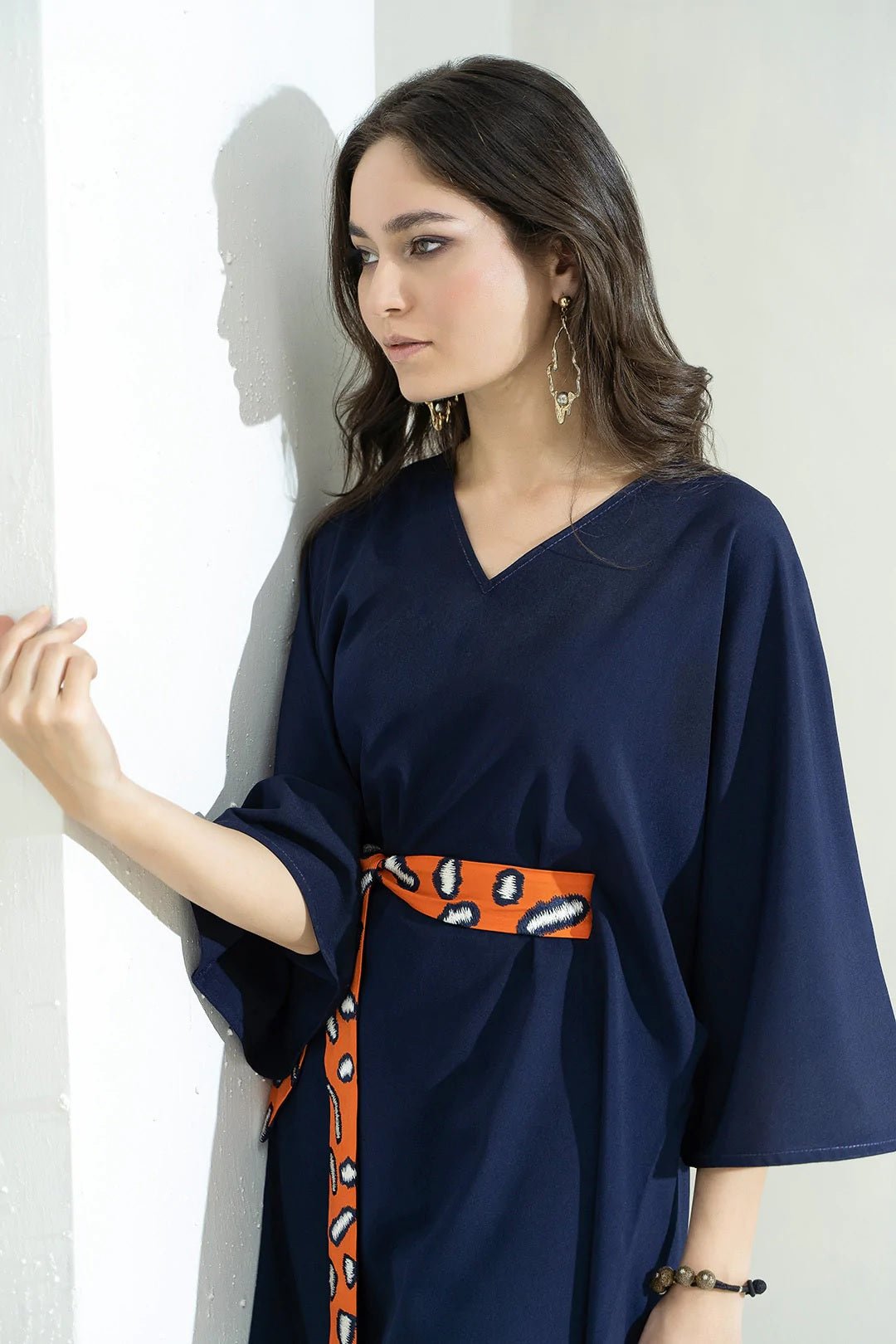 Ceruean Viscose Co - ord Set - Navvi.in