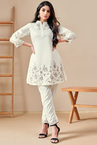 Classic Embroidery Co - ord Set - Navvi.in