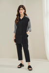 Color Block Co - ord Set - Navvi.in