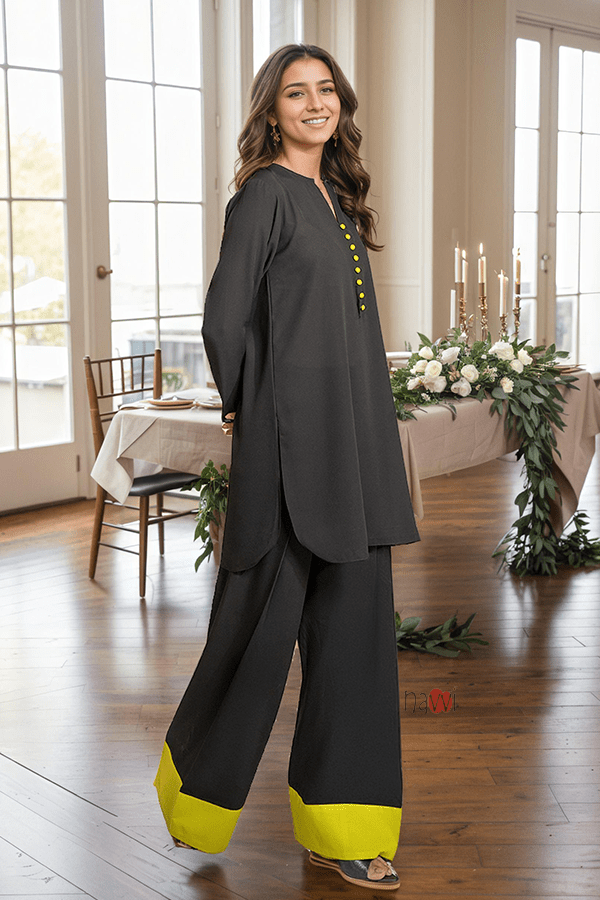 Color block Trendy Coord Set - Navvi.in