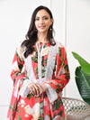 Coral Bloom Co - ord Set - Navvi.in