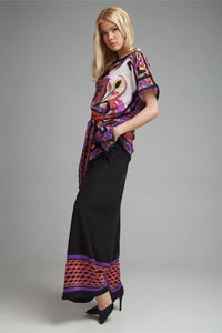 Crepe Co - Ord Set With Belt - Navvi.in