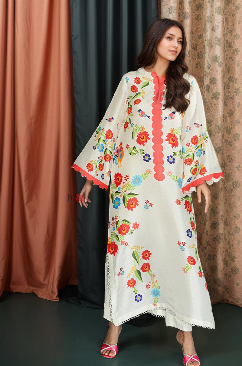 Ivory Bloomscape Statement Set