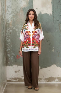 Summer Vibe Printed Casual Shirt