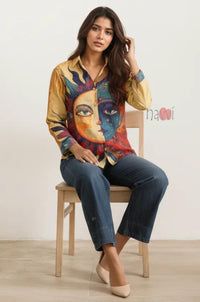 Celestial Muse Art Shirt - Navvi.in