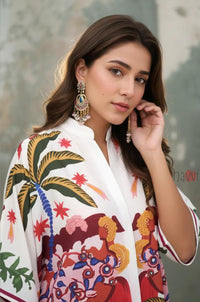 Summer Vibe Printed Casual Shirt