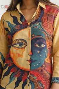 Celestial Muse Art Shirt - Navvi.in
