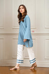 Pastel Co-ord Set with Wide Pant