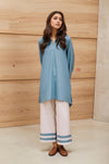 Pastel Co-ord Set with Wide Pant