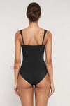 Diamond Neck Tummy Control Brief Bodysuit - Navvi.in