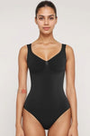 Diamond Neck Tummy Control Brief Bodysuit - Navvi.in