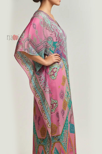 Vintage Petal Dream Kaftan dress