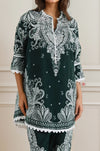 Emerald Elegance Co - ord Set - Navvi.in