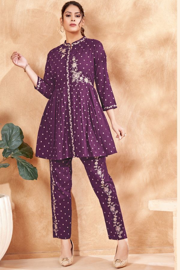 Ethereal Elegance Co - ord Set - Navvi.in