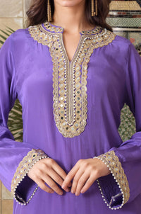 Vibrant Festive Embellished Pathani Salwar