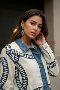 Indigo Nomad Denim Shirt - Navvi.in