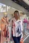 Fashion Graphic Print Button - Down Shirt - Navvi.in