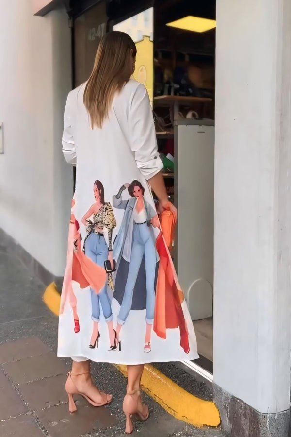 Fashion Graphic Print Button - Down Shirt - Navvi.in