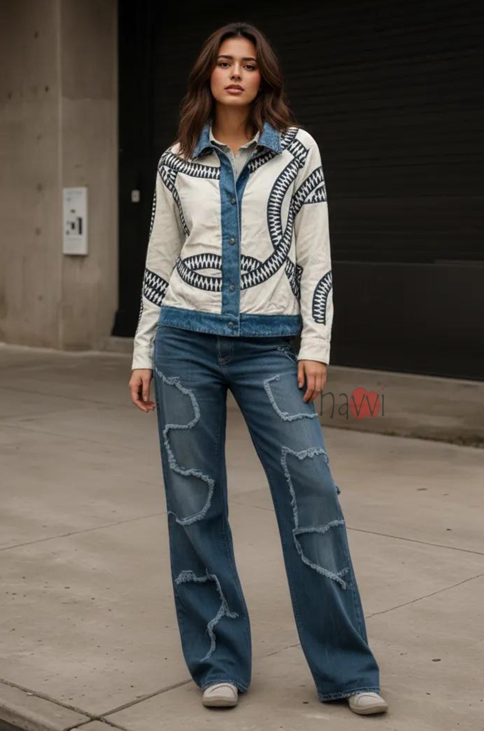 Indigo Nomad Denim Shirt - Navvi.in