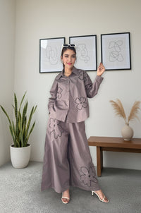 Casual Chic Threadwork Co-ord Set for Women
