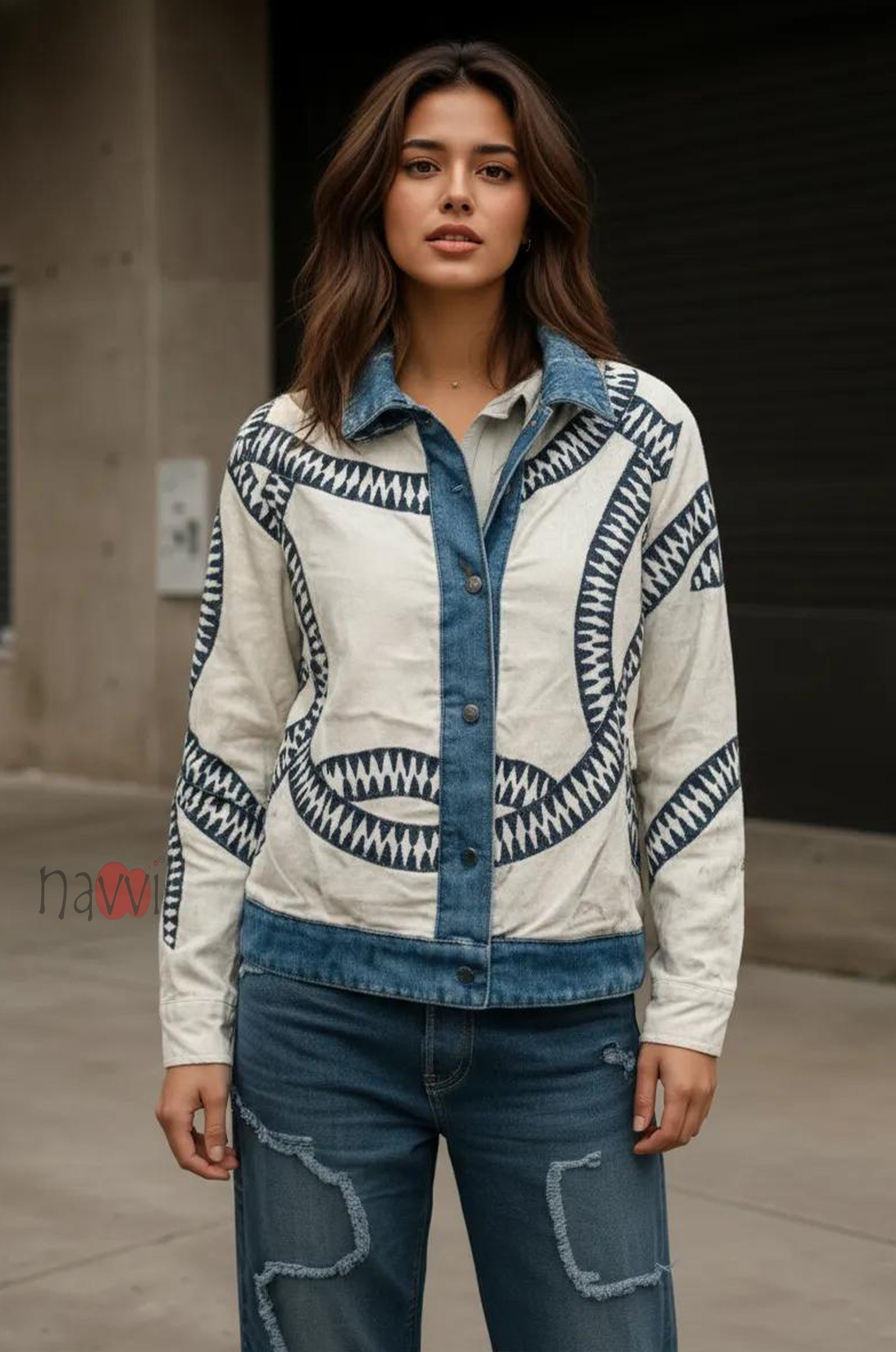 Indigo Nomad Denim Shirt - Navvi.in