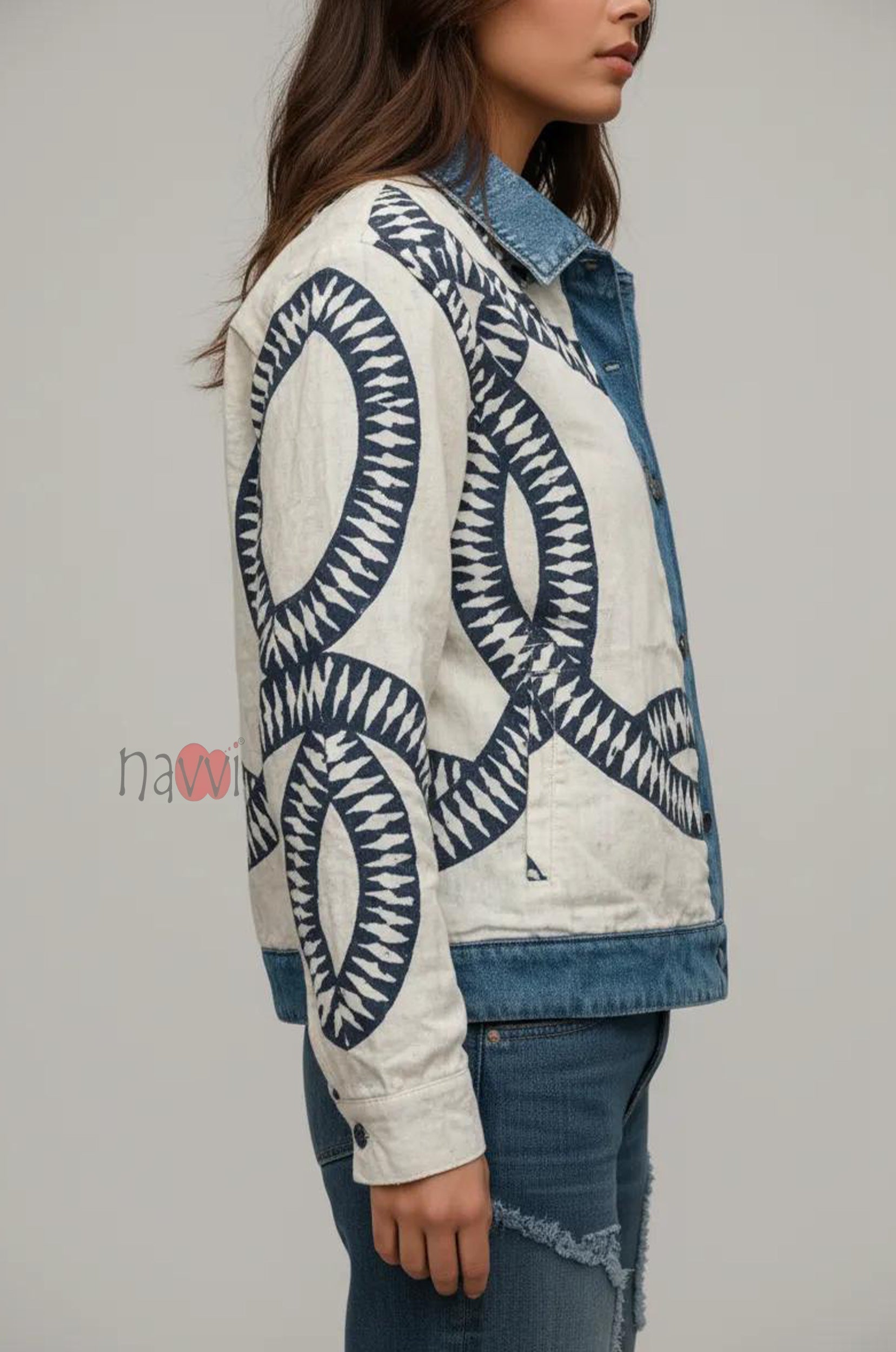 Indigo Nomad Denim Shirt - Navvi.in
