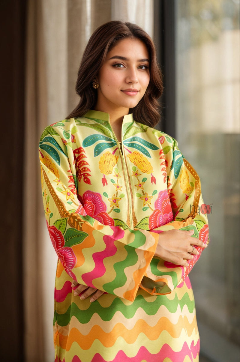 Fiesta Vibes Statement Co - ord Set - Navvi.in