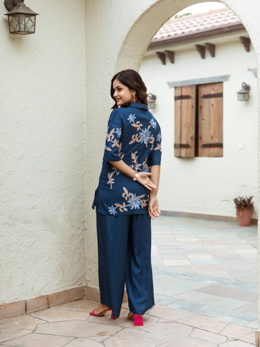 Floral Delight Co - ord Set - Navvi.in