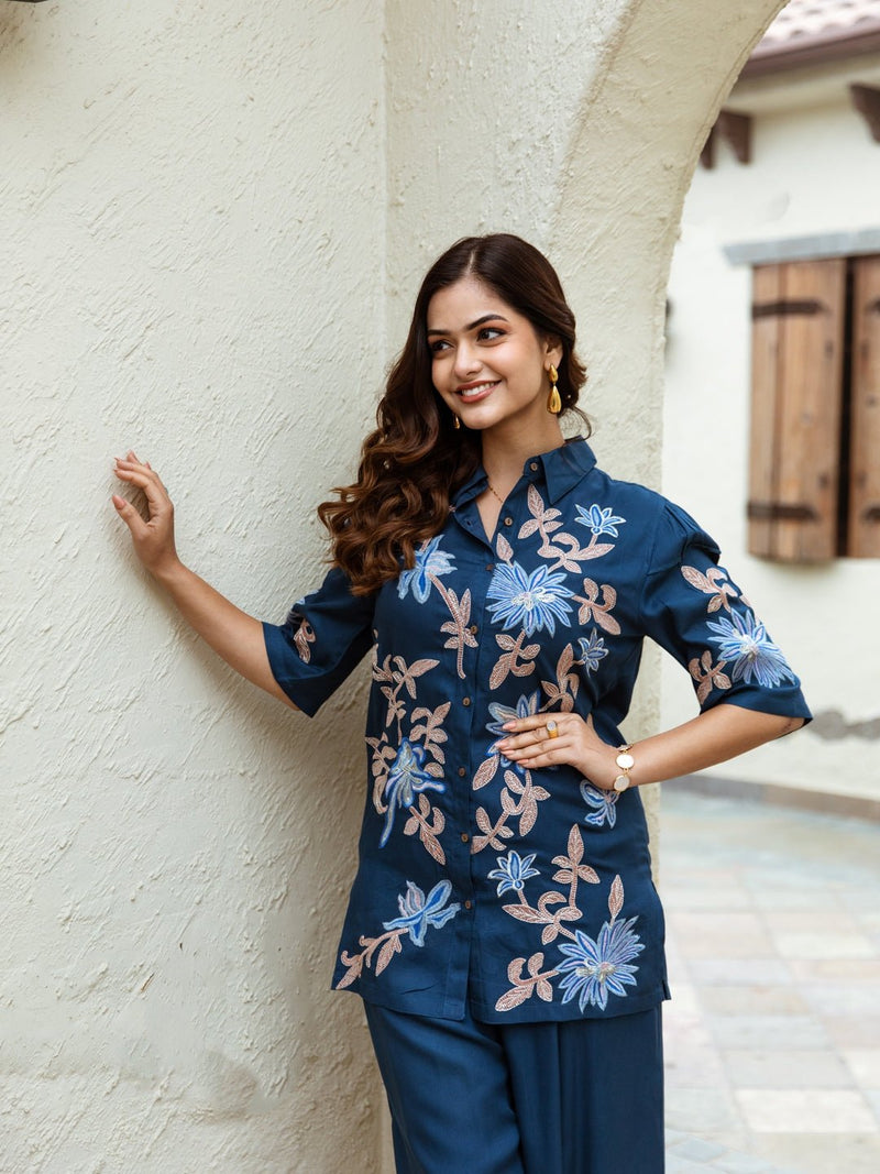 Floral Delight Co - ord Set - Navvi.in