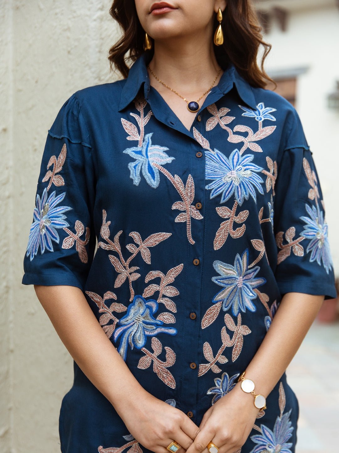 Floral Delight Co - ord Set - Navvi.in