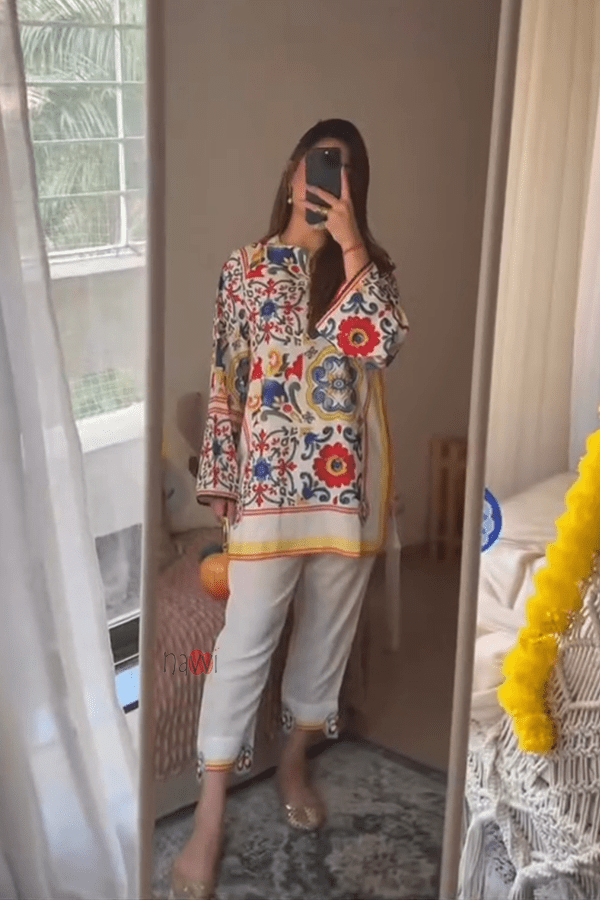 Floral Designer Co - ord Set - Navvi.in