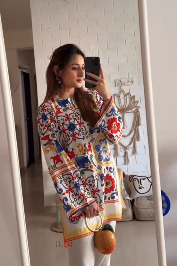 Floral Designer Co - ord Set - Navvi.in