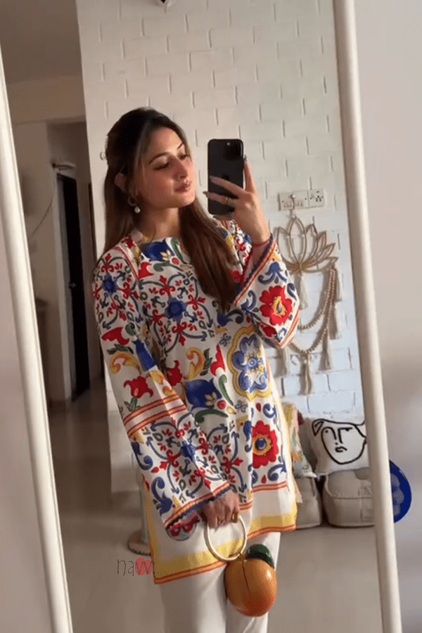 Floral Designer Co - ord Set - Navvi.in