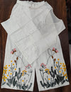 Floral Embroidery Cotton Co - Ord Set - Navvi.in