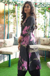 Floral Kurta with Patiala Pants - Navvi.in