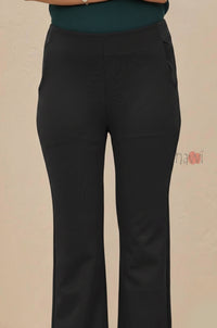 Chic Straight Leg Work Pants - Navvi.in