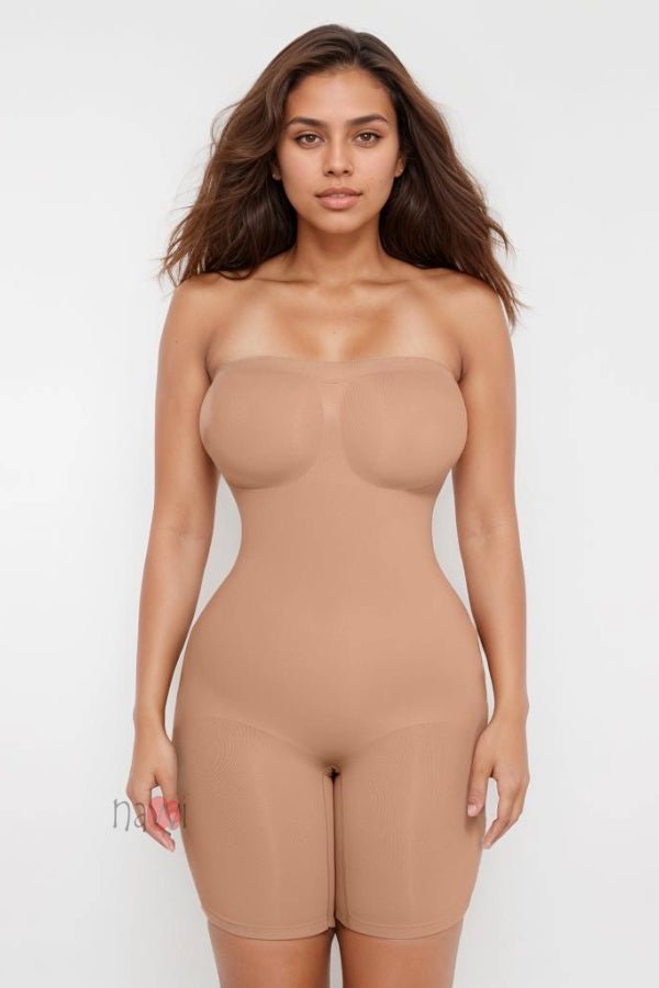 Full Body Compression Shapewear Bodysuit - Navvi.in
