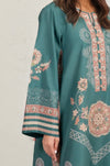 Festive Glam Teal Kurta Dress