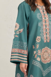Festive Glam Teal Kurta Dress