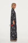Geometric Print Hand Work Kaftan - Navvi.in