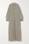 Geometric Printed Long Kaftan (2 Colours) - Navvi.in