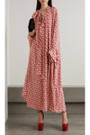 Geometric Printed Long Kaftan (2 Colours) - Navvi.in