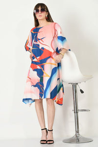 Geometric Short Kaftan - Navvi.in