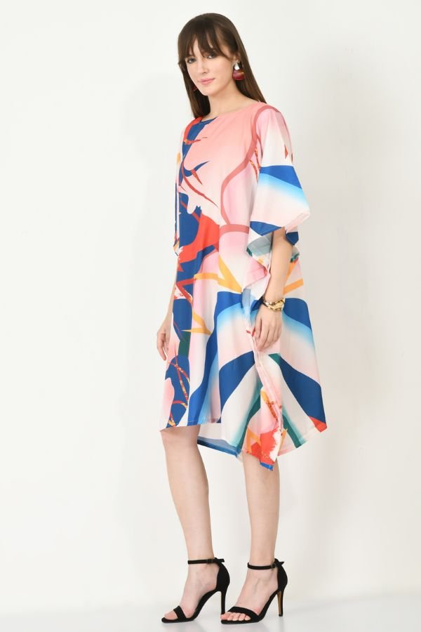 Geometric Short Kaftan - Navvi.in