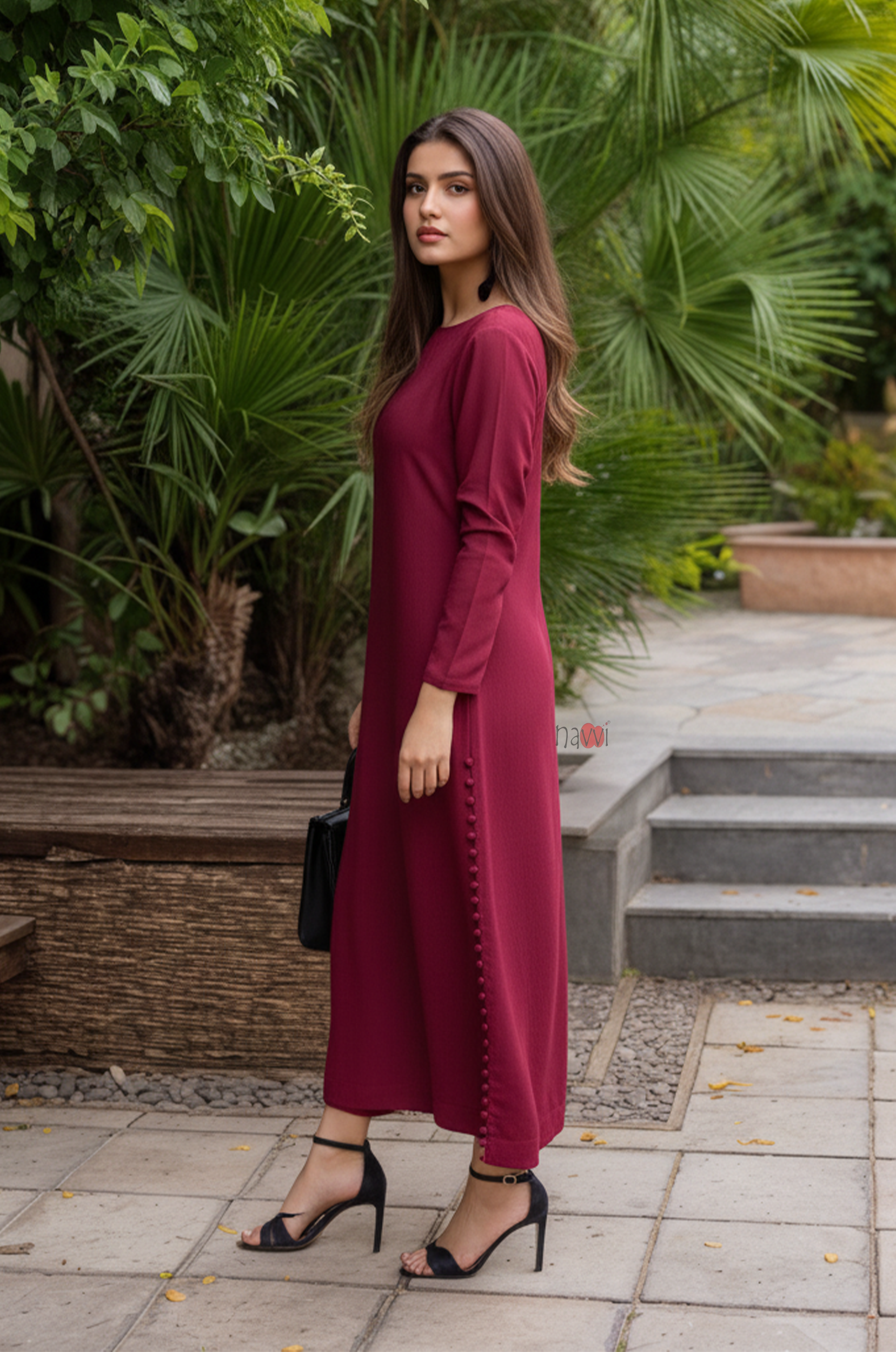 Blush Nude Straight Kurta Pant Set