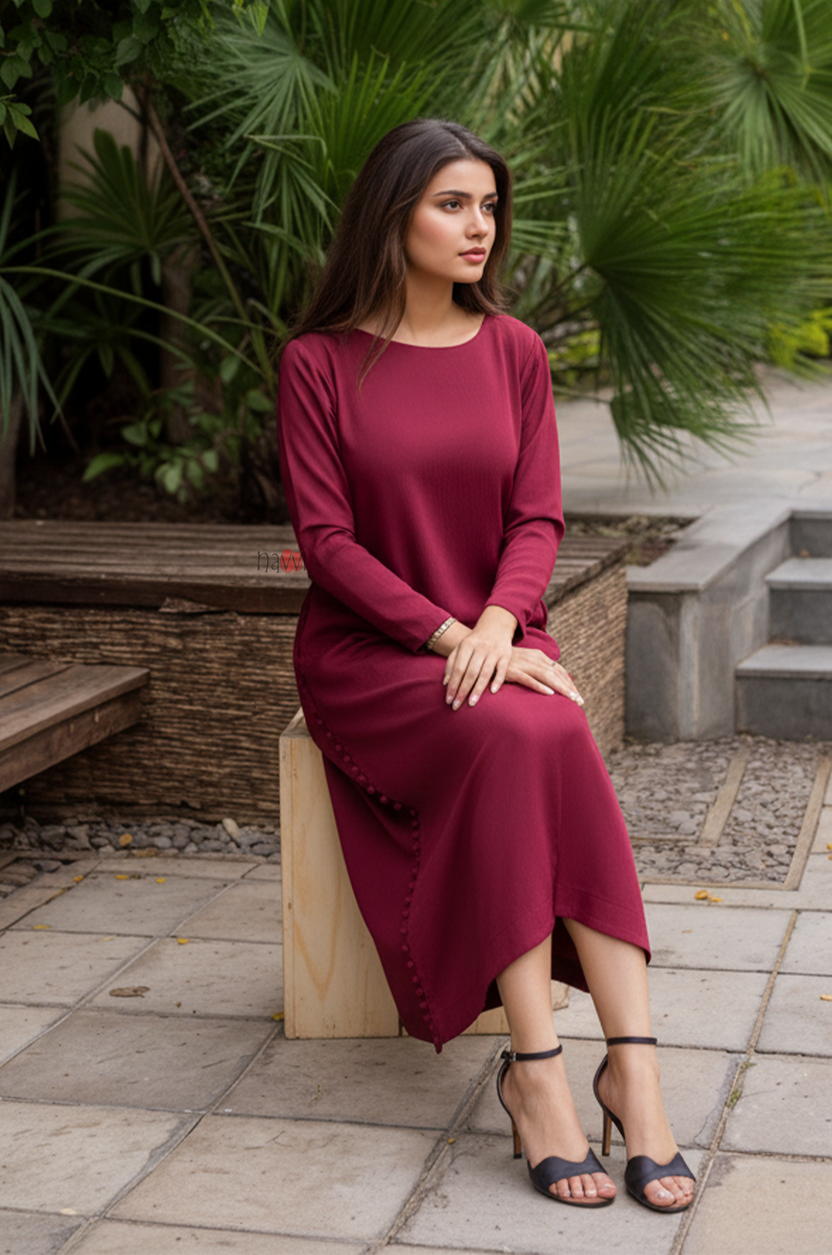 Blush Nude Straight Kurta Pant Set – Navvi.in